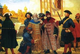 Ereignisse in Russland am Ende des 18. Jahrhunderts. Entstanden im 18. Jahrhundert.